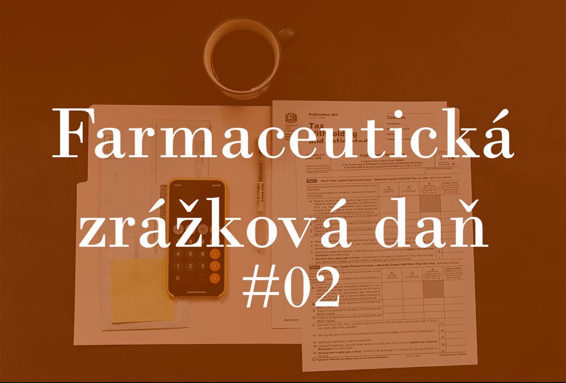 Sadzba farmaceutickej zrážkovej dane a spôsob jej výpočtu